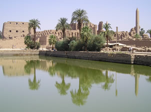 Tempio di Karnak sul Nilo